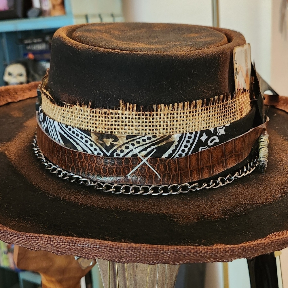 Custom Pork Pie Western Hat